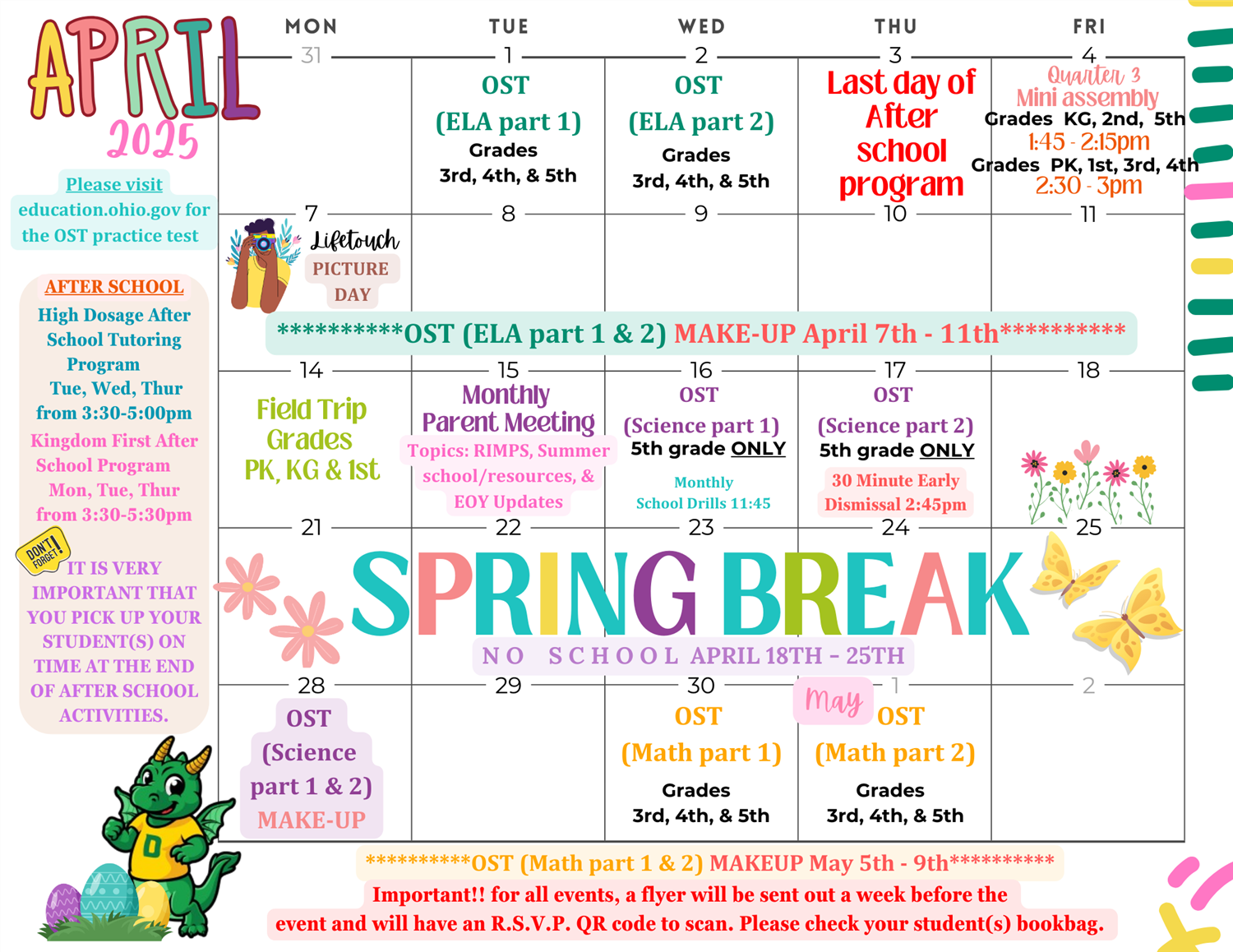 april calendar